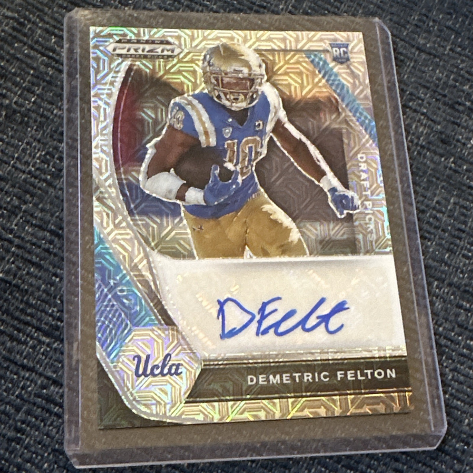 Demetric Felton Panini Prizm Draft Picks Draft Picks Autographs #DFE Mojo