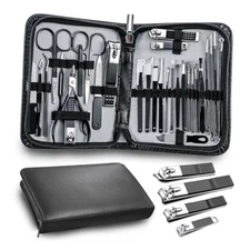 Manicure kit Personal Care Mens Grooming Kit, 30 in 1 30 in 1 Black