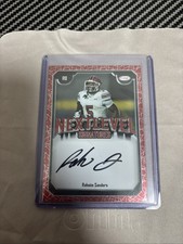 Raheim Sanders 2025 Sage High Series Next Level Signatures On Card Auto