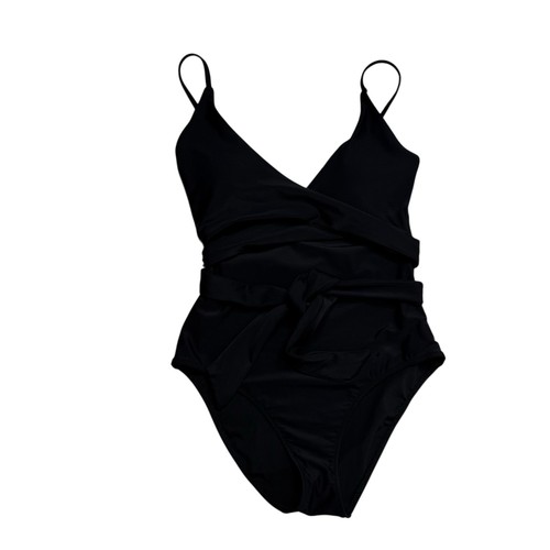 AERIE Sexy Flirty Resort Tropical Full Coverage Wrap One Piece Swimsuit Sz M NWT - Picture 4 of 18