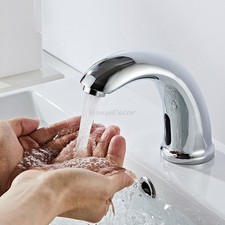 Bathroom Basin Hands Free Tap Public Washroom Automatic Control Touchless Faucet