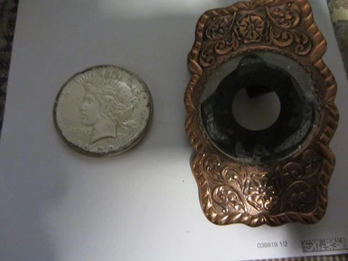 1922-D Silver Peace Dollar - Removed from Belt Buckle - condition is poor