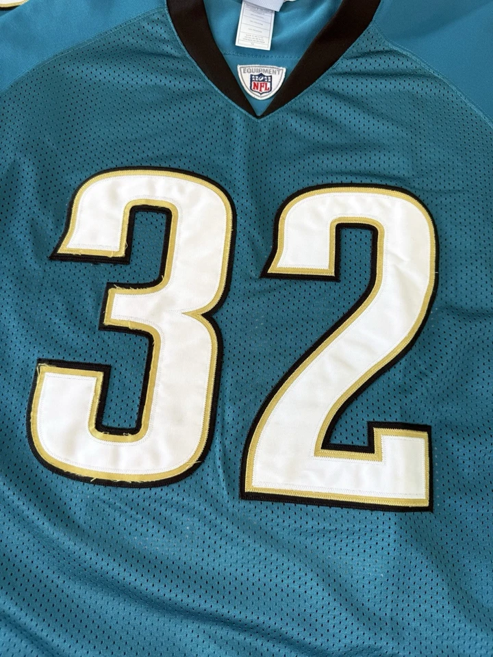 Camiseta deportiva de fútbol americano auténtica de la NFL 56 Jacksonville Jaguars Maurice Jones-Drew Reebok 56 Foto 4 de 4