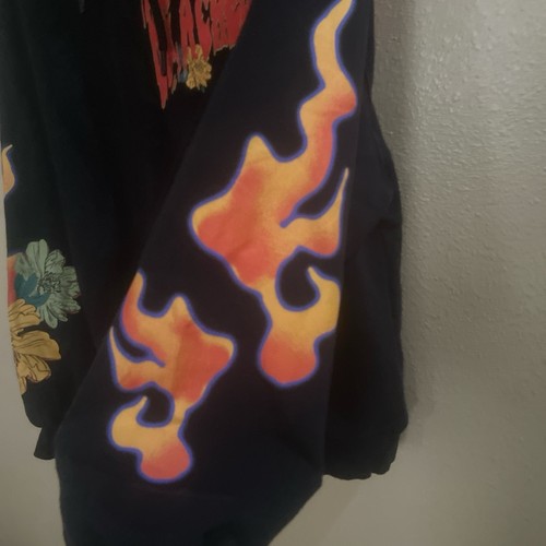 Be A Creator Don’t Be Created Dragon Flame Hoodie Skater Grunge Mens XL Y2K - Picture 8 of 8