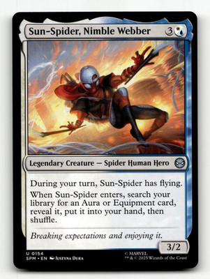 MTG - Sun-Spider, Nimble Webber #154 - Marvel's Spider-Man