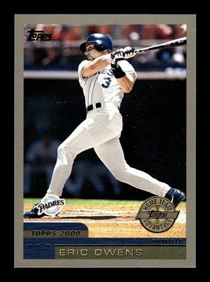 ERIC OWENS   2000 Topps Home Team Advantage HTA SP #307 San Diego Padres