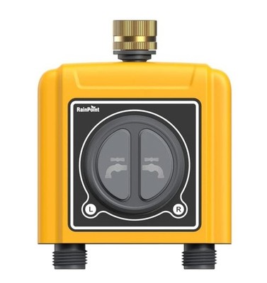 RAINPOINT WiFi Sprinkler Timer 2 Zone, Smart Water Hose Timer 2 Outlet Only, ...