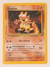 Pokémon TCG- Magmar- 36/102 Unlimited Base Set/uncommon