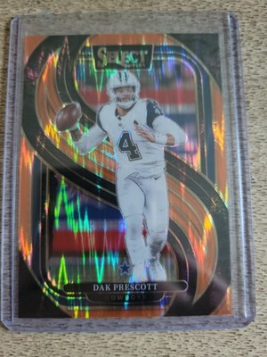2024 Panini Select - Premier Level Dak Prescott #229 Orange Shock Prizm /399