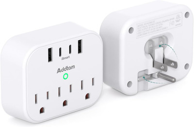 Cruise Ship Essentials - Cruise Approved Power Strip Non Surge Protector, Tra...