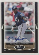 2007 Upper Deck Premier Auto 3/25 Rickie Weeks #178 Auto 4y4