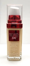 NEW REVLON AGE DEFYING 3X FOUNDATION- 15 NATURAL OCHER