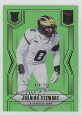 2025 Donruss Elite Rookies Aspirations Lime Green /999 Josaiah Stewart #197 0b3