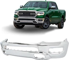 Front Bumper Cover Lower Face Bar Chrome Steel For 2019-2023 RAM 1500 Pickup