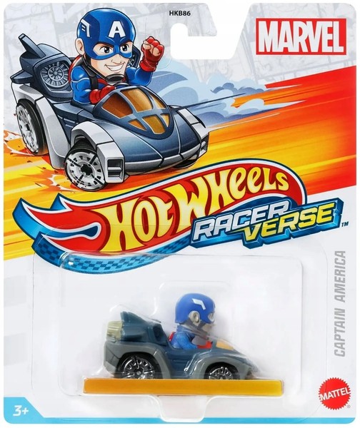 Captain America Racer Verse Marvel Hot Wheels Mattel Auto Die-Cast Neu-image