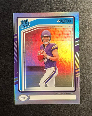 2024 Panini Donruss NO NAME VARIATION SSP JJ McCarthy Rated Rookie RC