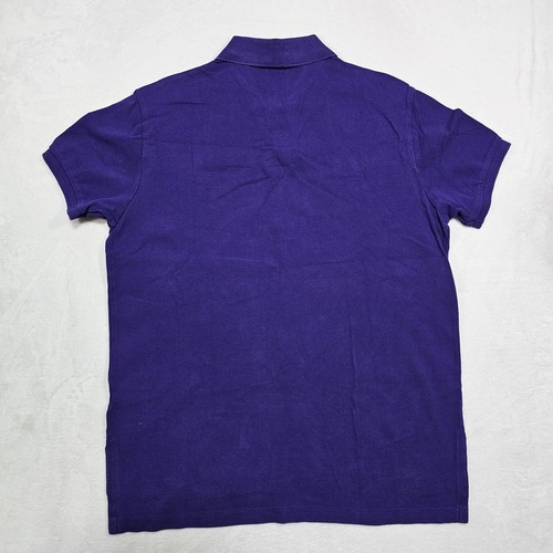 Polo Ralph Lauren Polo Shirt Mens Large Clemson Purple Orange Pony Golf Pique - Picture 6 of 8