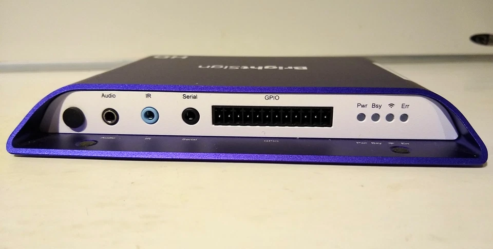 BrightSign HD1024 4K Ultra HD Digital Signage Player, Expanded I/O HD4 WiFi Mint - Image 4 of 4