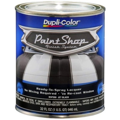 Jet Black Automotive Lacquer Paint - 32oz]