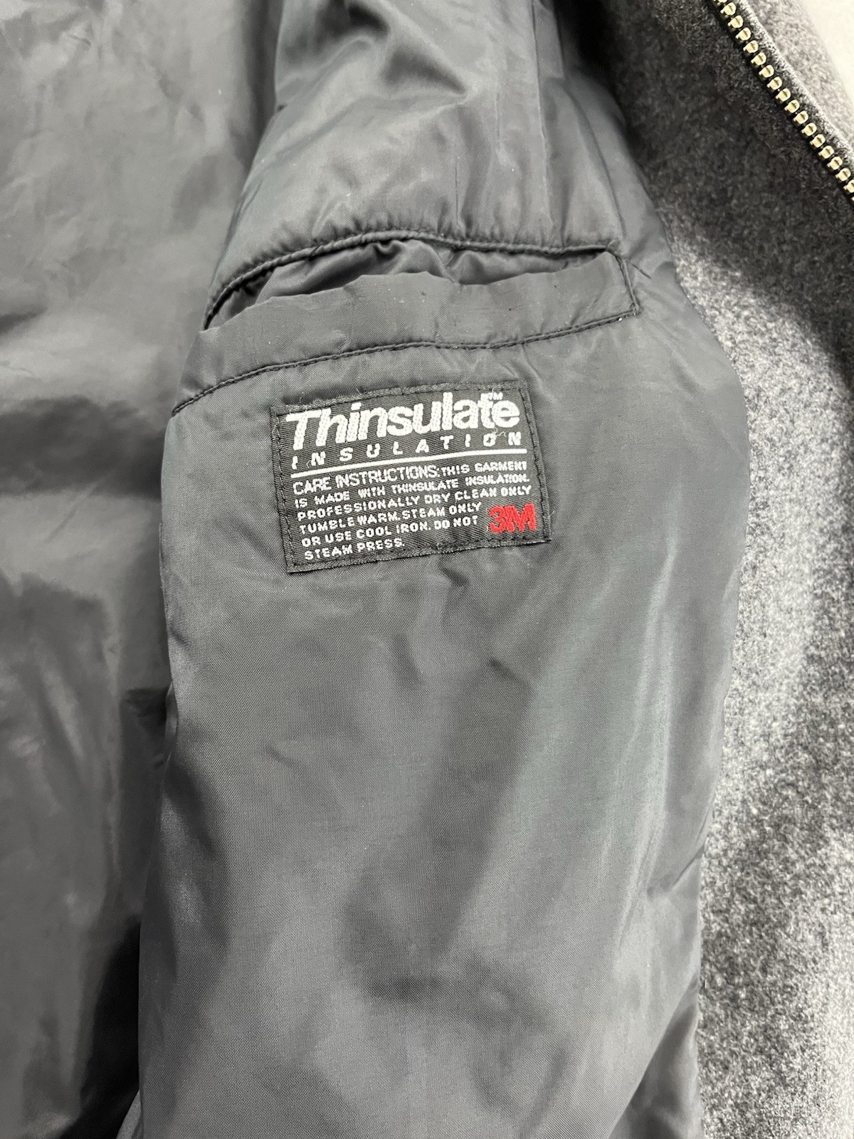 Pendleton Jacket Men Large Gray Lined Thisulated … - image 14