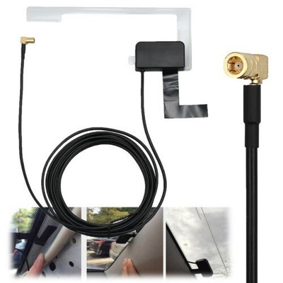 DAB Antenne Aktiv Auto Digital Radio/Stereo Adapter Kfz Glasmontage Antenne DE