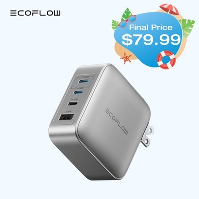EcoFlow Rapid Pro Charger (140W 4 Ports) 140W (Max) USB-C 4-in-1 Charger