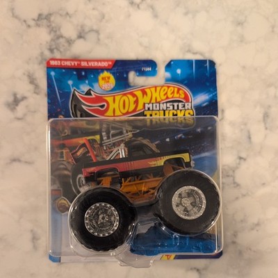 HOT WHEELS MONSTER TRUCKS 1983 CHEVY SILVERADO NEW 1/64 MONSTER JAM TRUCK