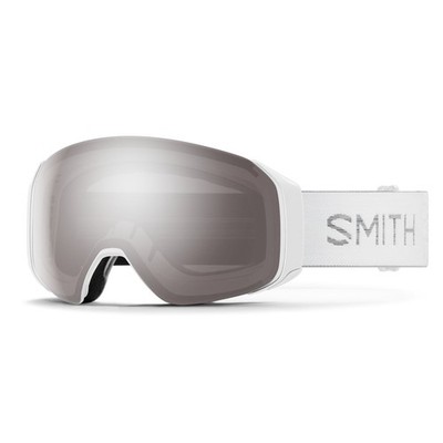 Smith 4D Mag S Snow Goggles, White Chunky Knit Frame, ChromaPop Sun Platinum Mir
