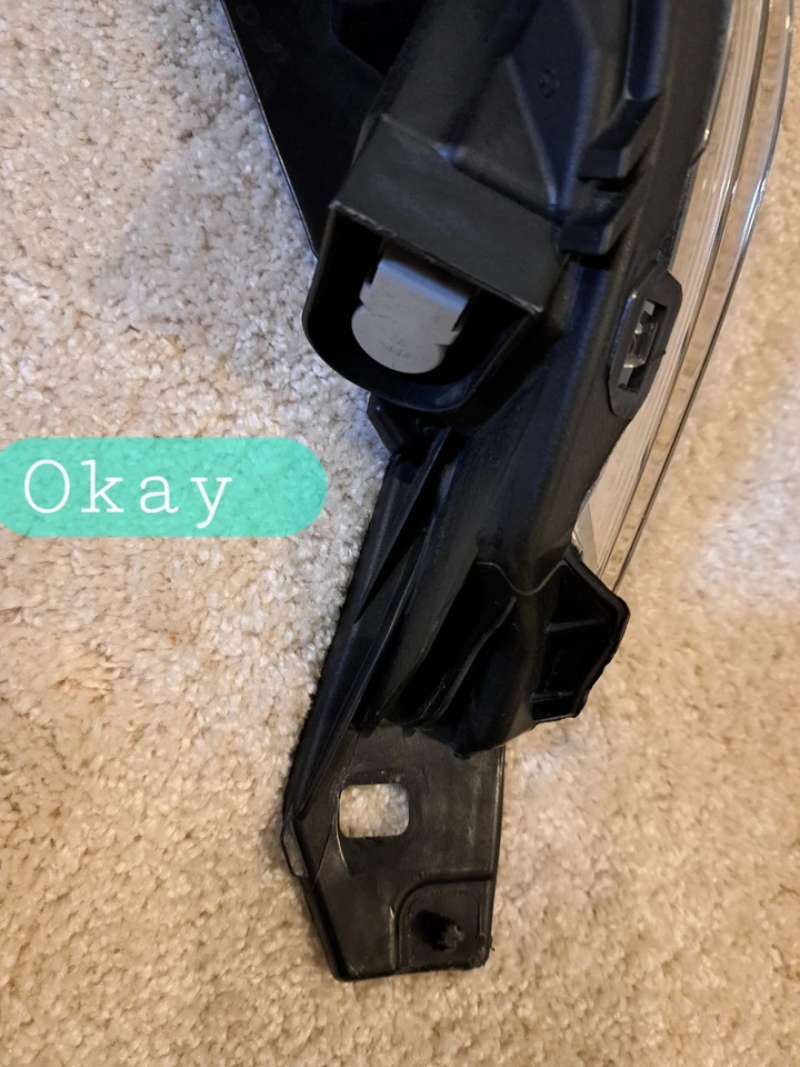 GENUINE FORD TRANSIT CONNECT N/S HEADLIGHT FT11-13W030EB LEFT SIDE V408 - Image 3 of 4