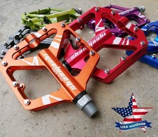 CNC Aluminum Road MTB Folding Bike Cycling Bicycle Pedal Flat Pedals Bearings
