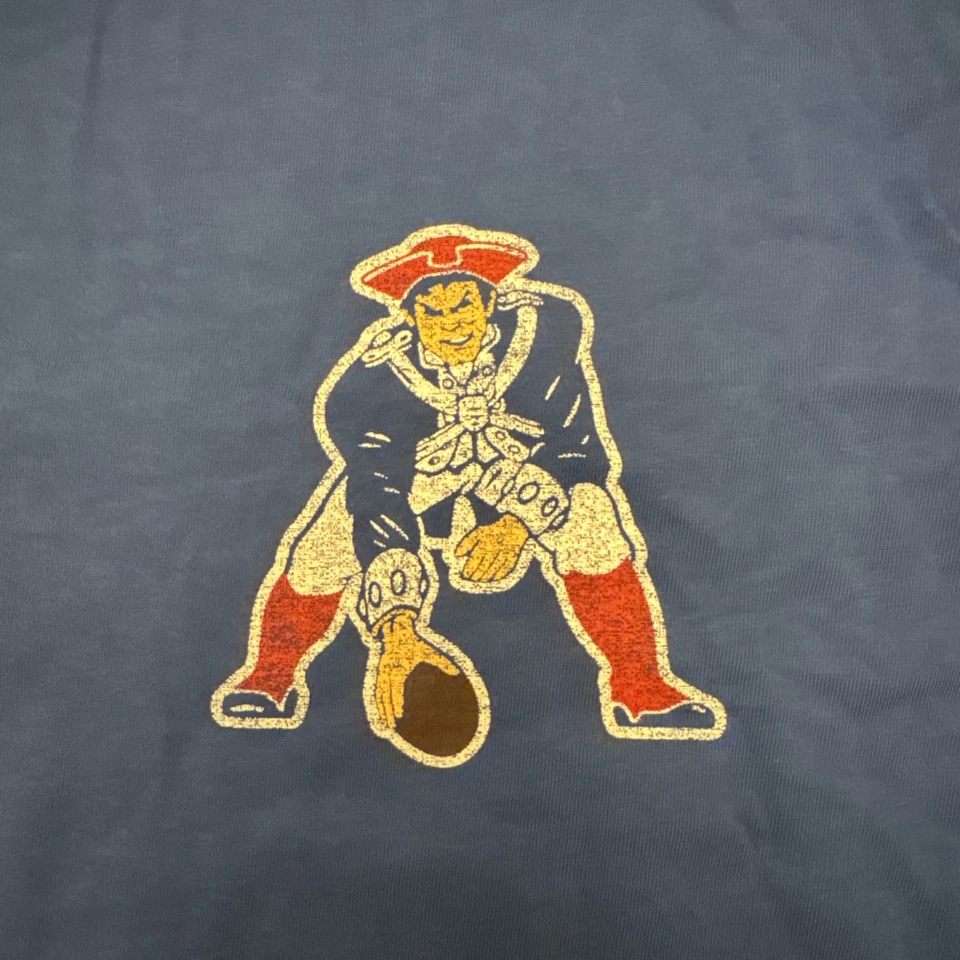 Camiseta manga corta New England Patriots '47 para hombre grande azul nueva con etiquetas Foto 4 de 4