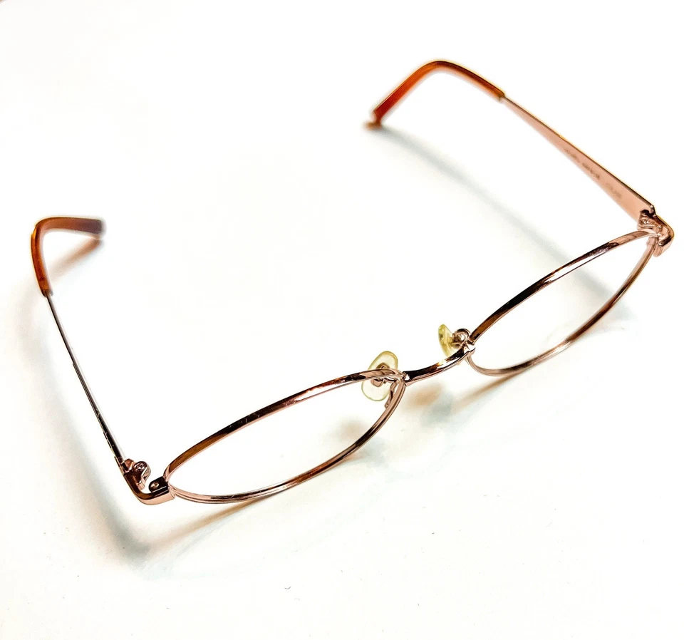 Gafas Givenchy de Colección Ovaladas Metal Dorado Diseñador Años 90 Y2K Años 2000 Marcos Grandpop Foto 3 de 4