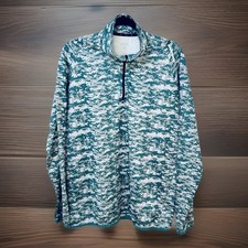 Zelos Men's Casual Medium 1/4 Zip Pullover Activewear Tops Long Sleeve Shirt