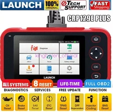 LAUNCH CRP129E PLUS OBD2 Scanner Full System Car Diagnostic Tool TPMS SRS DPF