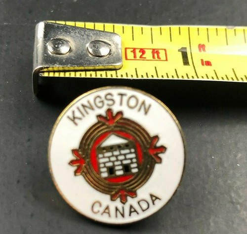 Kingston, Kanada Vintage Anstecknadel Emaille Pinback Pin Back 0,75 x 0,75 Souvenir - Bild 2 von 4