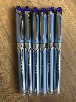 Pilot V5 GRIP Hi-Tecpoint Reine Flüssigtinte 0,5 mm R/Kugelschreiber, Blau BXGPN-V5 (6 STIFTE