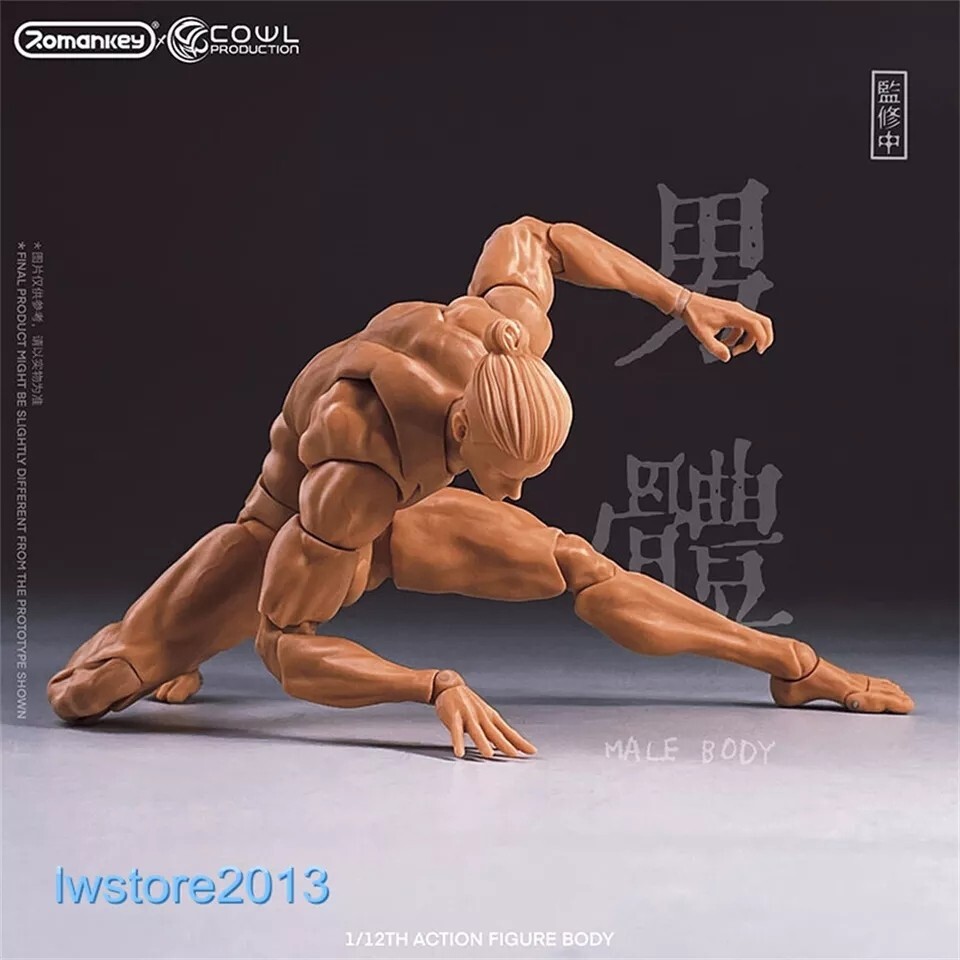 ROMANKEY COWL 1/12 girl body　YELLOW 素体 Romankey X COWL 1/12 Scale Flexible Joint Female Girl Body 6