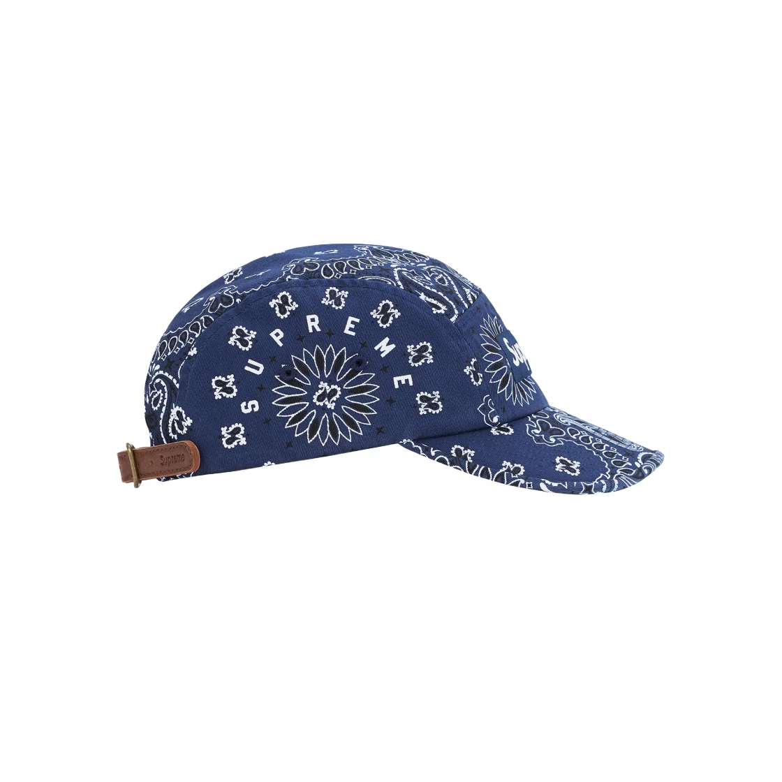 Casquette de camp bandana suprême marine   21SS  