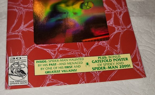 Web of Spider-man (1985) #90 Hologram Cover - Picture 4 of 9