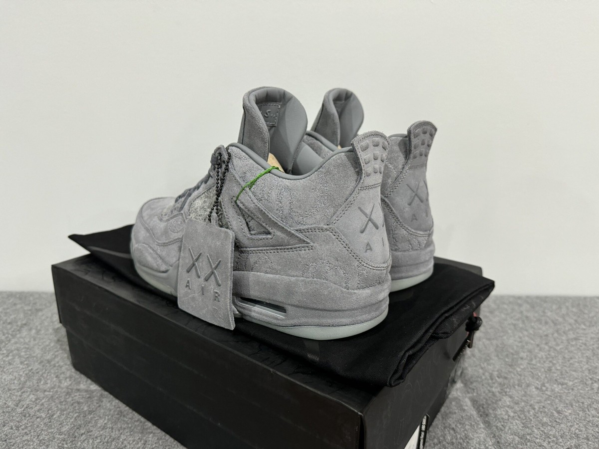 カゲロウ等まとめ売り Jordan 4 Retro x KAWS Cool Grey 2017 Men's US 8 Brand New
