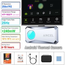 ANCEL Thermal Camera 256*192 Pixels for Android Type C Mobile Phone -20°C~550°C