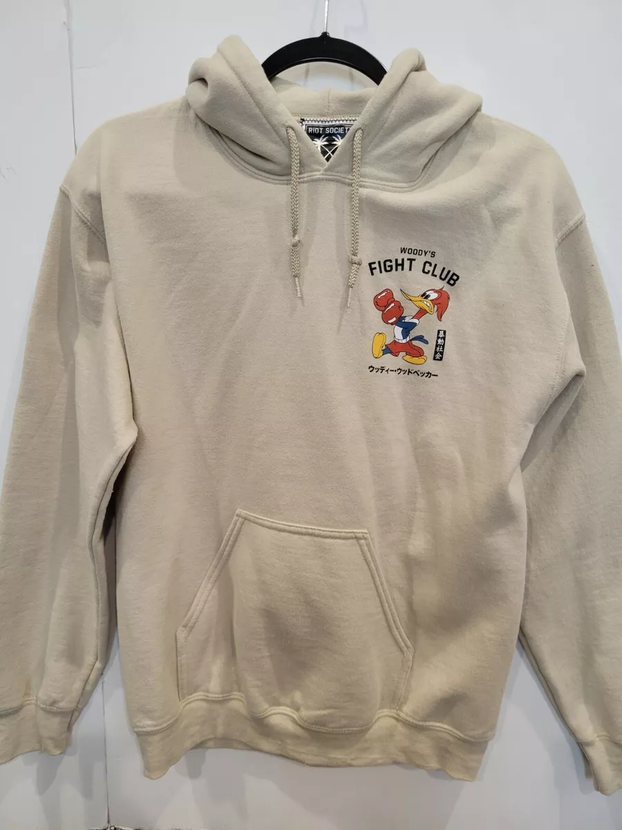 Riot Society Woody's Fight Club Mens Hoodie Sweatshirt Size Small