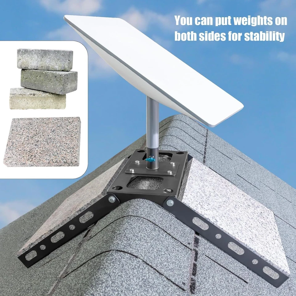 Adjustable Starlink Roof Ridge Mount, Starlink Ridgeline Mount Kit - Image 3 of 4