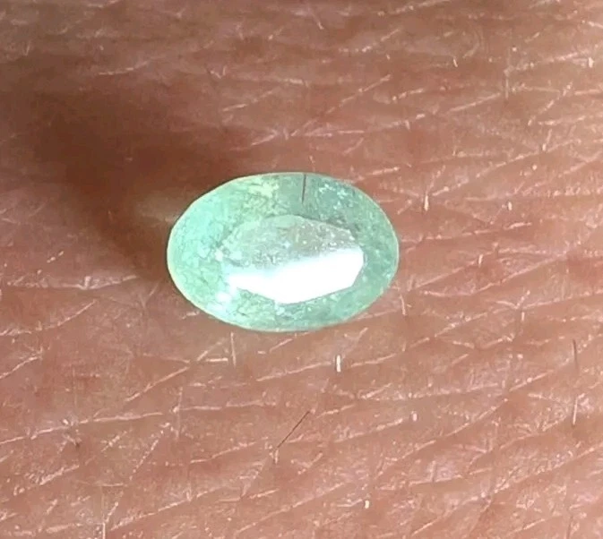 0.44 ct. Paraiba Turmalin Edelstein Oval Schliff Schmuck - Bild 2 von 4