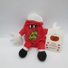 Mr. Jelly Belly Plush RED VERY CHERRY Stuffed Bean Bag Toy 7" Beanie Doll