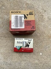 Sony Premium DV MiniDV Digital Video Cassette 60 LP:90 DVM60PR3 5 Pk