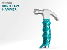 TOTAL TOOLS Mini Claw Hammer With Fiberglass Handle 200g - THTM7386D