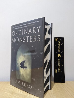 Signed-Numbered-1st Edition-Ordinary Monsters by J.M.Miro-Sprayed Edge-New
