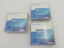 Quantum Ultrium 2 Data Cartridge .5 Inch 200/400GB Lot of 3 NEW LTO-7