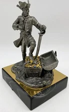 Michael Ricker PewterCaptain Kidd Pirate SeriesStatue #114 of 500, Free Shipping